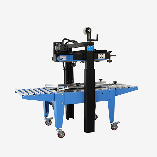 Impresora de chorro de tinta Hualian, máquina de sellado de cinta de cartón, máquina de embalaje de sellado de cajas de cartón, FXJ-6050C