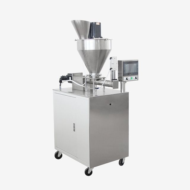 Hualian 5-5000g Máquina automática de llenado de pasta de espesor de tornillo Llenadora de mantequilla de maní 