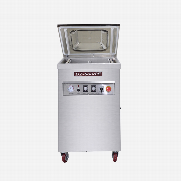 Máquina de envasado de vacío de alimentos de cámara comercial DZ-500/2E